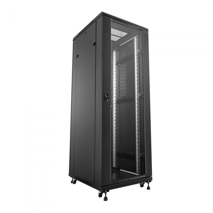 RACK PISO FECHADO PORTA VIDRO DESMONTADO - IP-METAL